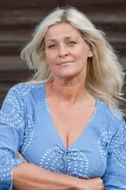 Tina Ahlin en Prins Korv under taket
