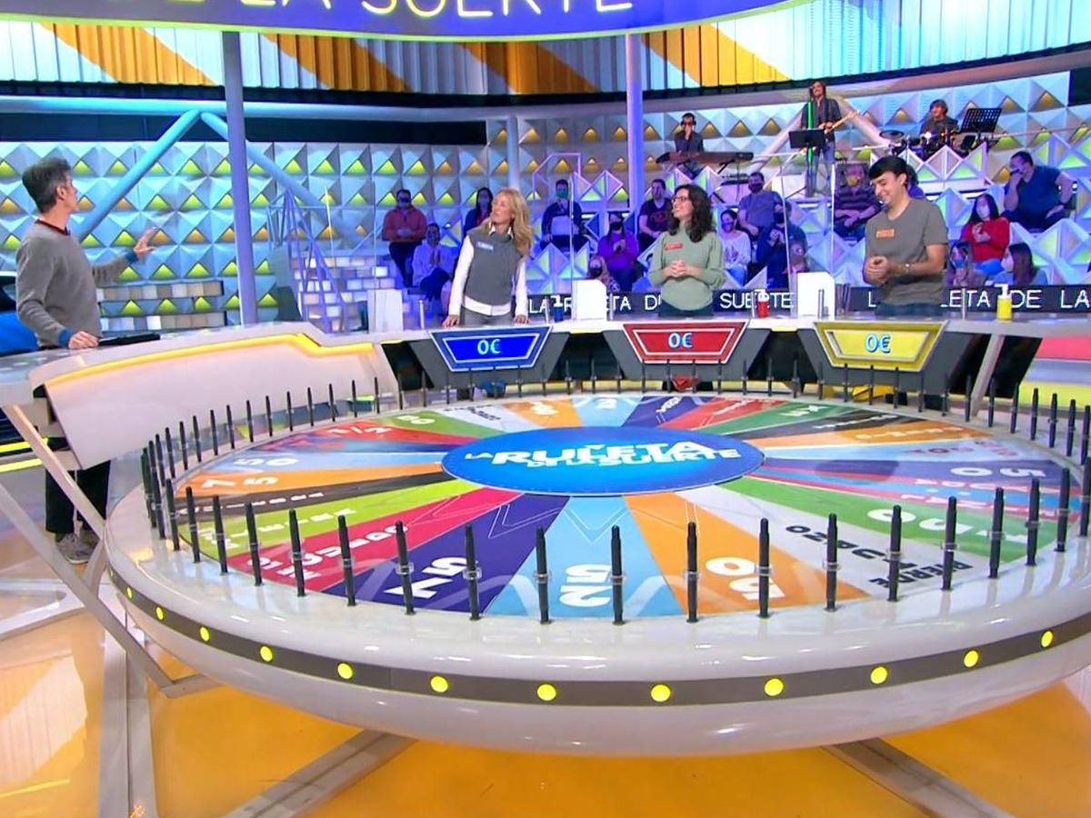 Audiencias 5 de abril: 'La ruleta de la suerte' arrasa en Antena 3 con 1359000 espectadores.