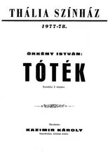 Póster de Örkény István: Tóték