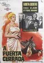 Póster de A puerta cerrada