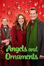 Póster de Angeles y figuritas de Navidad