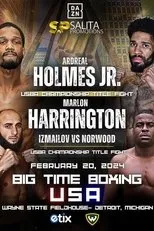 Póster de Ardreal Holmes Jr vs. Marlon Harrington