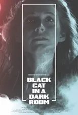 Póster de Black Cat in a Dark Room