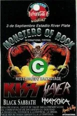 Póster de Black Sabbath. River Plate Stadium Buenos Aries 1994