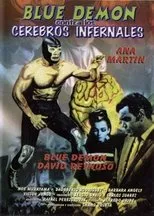 Póster de Blue Demon contra los cerebros infernales