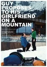 Póster de Chico se declara a su novia en montaña