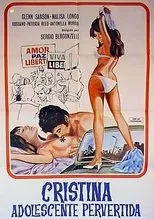 Póster de Cristina, adolescente pervertida