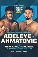 Póster de David Adeleye vs. Emir Ahmatovic