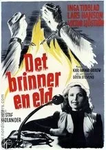 Póster de Det brinner en eld