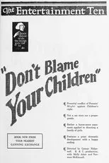 Póster de Don't Blame Your Children