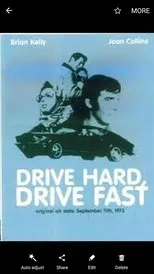 Póster de Drive Hard, Drive Fast