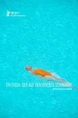 Póster de Ein Fisch, der auf dem Rücken schwimmt
