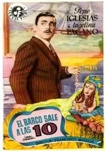 Póster de El barco sale a las diez
