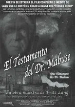 Póster de El testamento del Dr. Mabuse