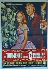 Póster de El tormento de las trece doncellas