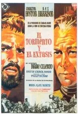 Póster de El tormento y el éxtasis