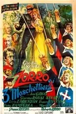 Póster de El Zorro y los tres mosqueteros