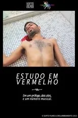 Póster de Estudo em Vermelho