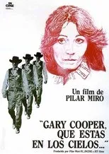 Póster de Gary Cooper, que estás en los cielos