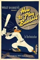 Póster de Goofy: Cómo jugar al béisbol