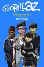 Póster de Gorillaz au Zénith 2017