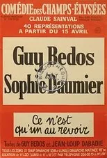 Póster de Guy Bedos & Sophie Daumier - Ce n'est qu'un au revoir
