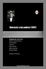 Póster de Honrarás a tus padres