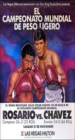 Póster de Julio Cesar Chavez vs. Edwin Rosario