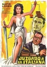 Póster de Juzgado a la italiana