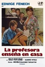 Póster de La profesora enseña en casa