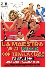 Póster de La profesora va al mar con toda la clase