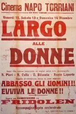 Póster de Largo alle donne!