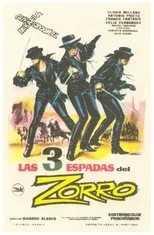 Póster de Las tres espadas del Zorro