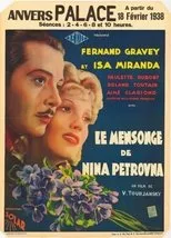 Póster de Le Mensonge de Nina Petrovna