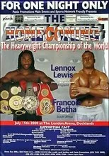 Póster de Lennox Lewis vs. Francois Botha