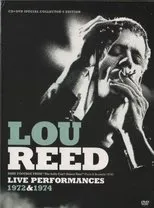 Póster de Lou Reed Live Performances 1972 & 1974