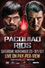 Póster de Manny Pacquiao vs. Brandon Ríos