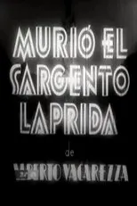 Póster de Murió el sargento Laprida