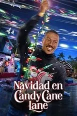Póster de Navidad en Candy Cane Lane