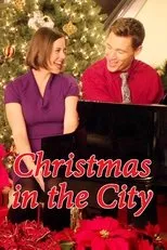 Póster de Navidad en la ciudad