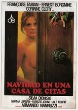 Póster de Navidad en una casa de citas