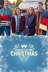 Póster de Navidad entre las flores