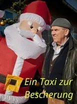 Póster de Navidades en taxi