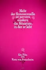 Póster de Nicht der Homosexuelle ist pervers, sondern die Situation, in der er lebt