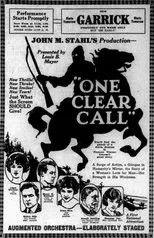 Póster de One Clear Call