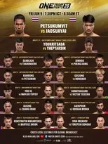 Póster de ONE Friday Fights 20: Petsukumvit vs. Jaosuayai