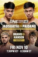 Póster de ONE Friday Fights 40: Jaosuayai vs. Paidang