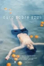 Póster de Ouro Sobre Azul