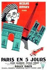 Póster de Paris en cinq jours
