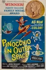 Póster de Pinocho en el espacio exterior
